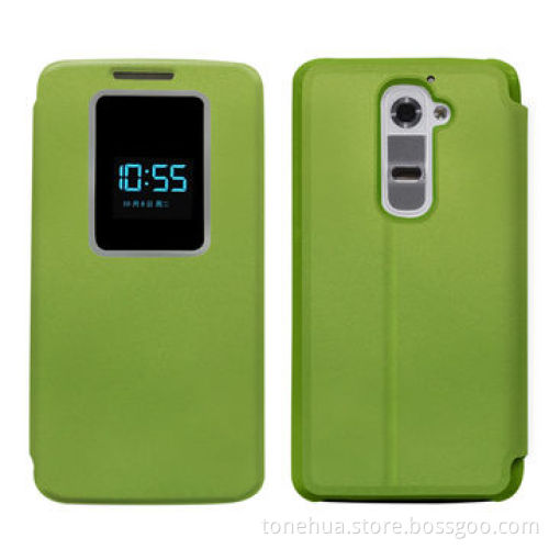 PU Leather Flip Case for LG G2, OEM/ODM Orders are Welcome, Various Colors are Available